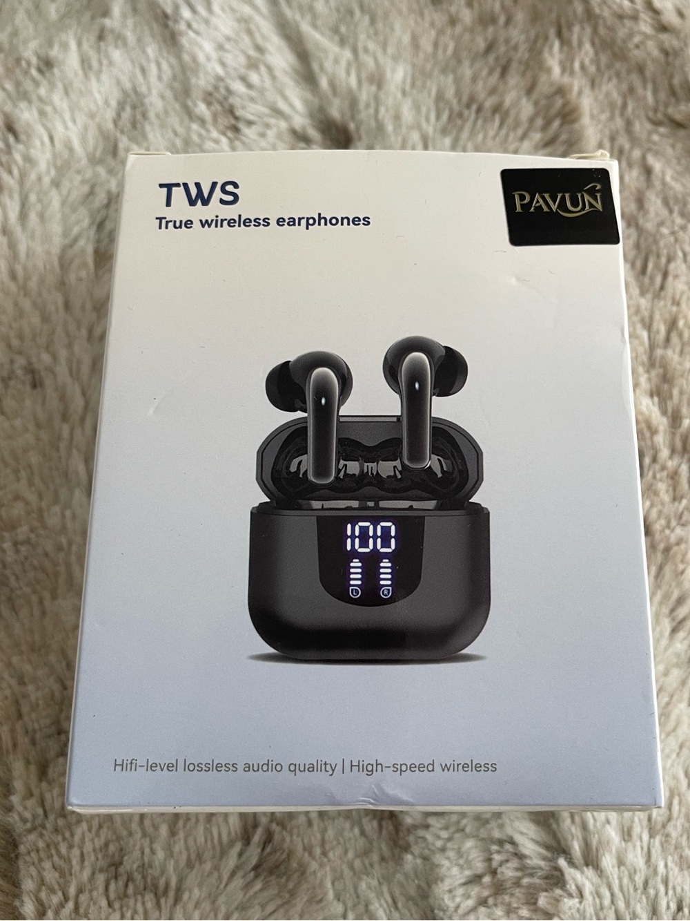 TWS True Wireless Earphones - Black. NIB